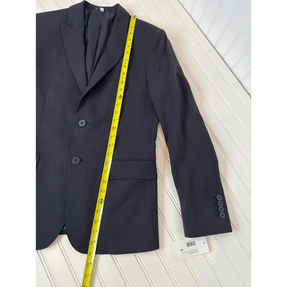 NWT Tod’s Mens Navy Blue Wool Blazer Single Breasted Sports Formal Suit Size 48